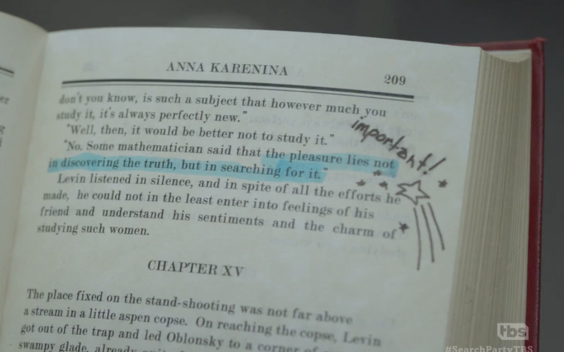 The ink-and-highlighter combination means this notation is serious business (Screenshot: TBS)